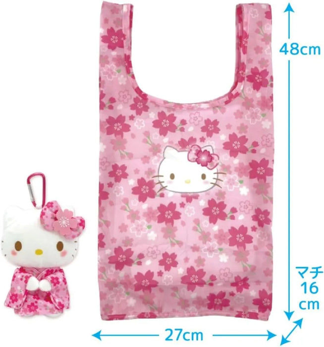 Nakajima Corporation Hello Kitty Plush Eco Bag Kimono Collection