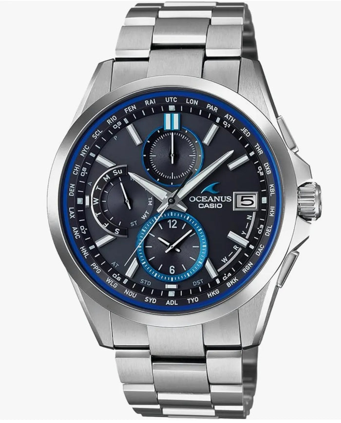 Casio Oceanus Classic Line Ocw-t2600-1ajf Radio Wave Solar Men's Watch