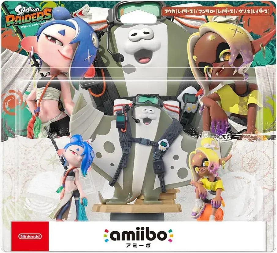 Nintendo Amiibo Manta Ro Raiders Figure - Deep Cut Set - 4902370554052