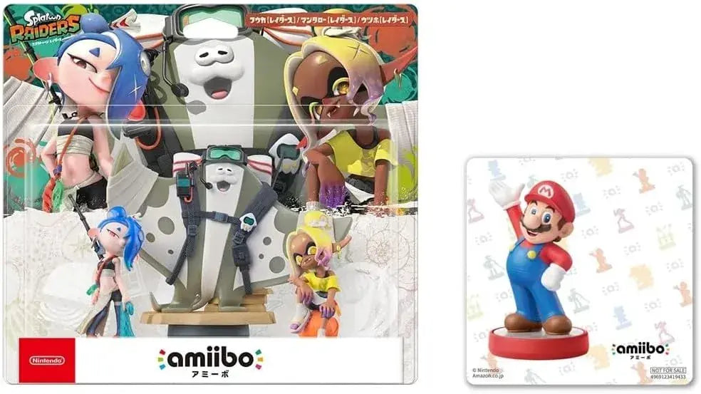Nintendo Amiibo Manta Ro Raiders Figure - Deep Cut Set-Amazon Exclusive - 2200150174011