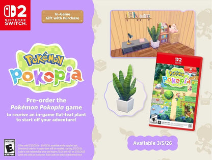 Nintendo Pokemon Pokopia North America Edition Switch Game