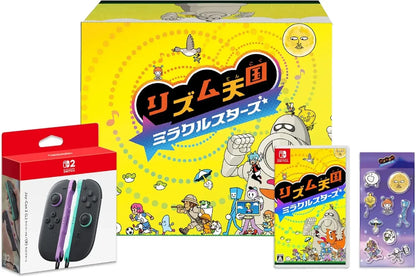 Nintendo Rhythm Heaven Miracle Stars Video Game - Amazon Exclusive w/ Bonus Joy-Con Pair - 2200150174127