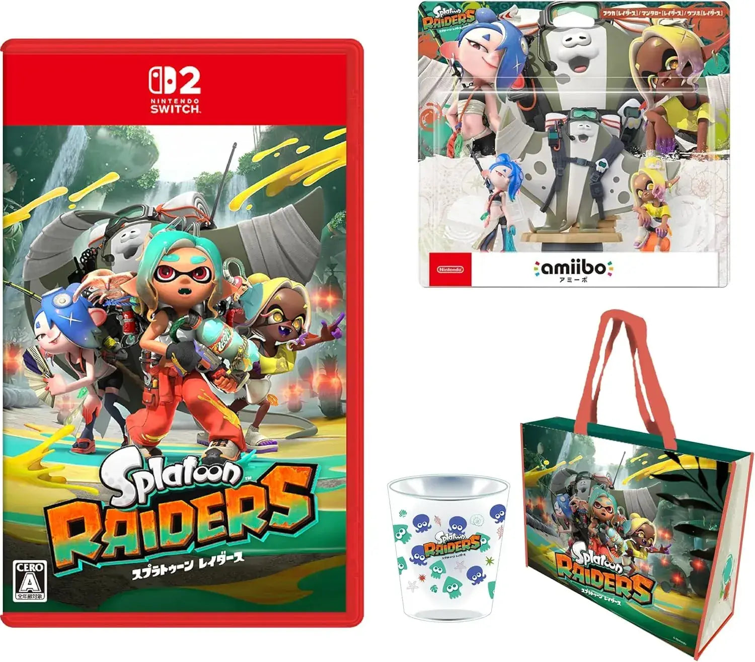 Nintendo Splatoon Raiders Video Game - Amiibo Set - 2200150174059