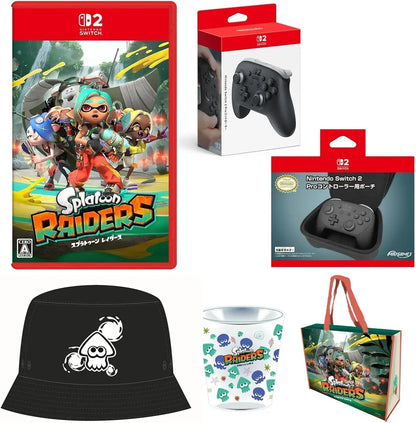 Nintendo Splatoon Raiders Video Game - Bucket Hat Set - 2200150174684