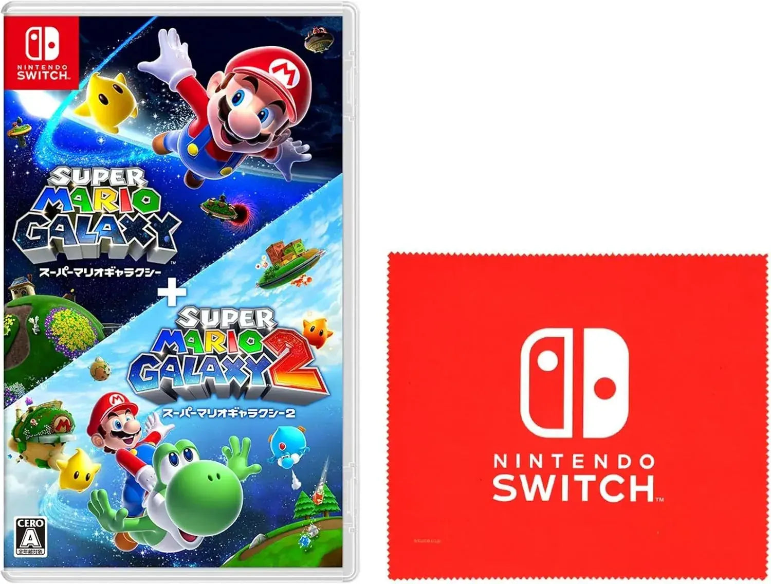 Nintendo Super Mario Galaxy 1 & 2 Video Game - Amazon Exclusive Software Only - 2200630162101