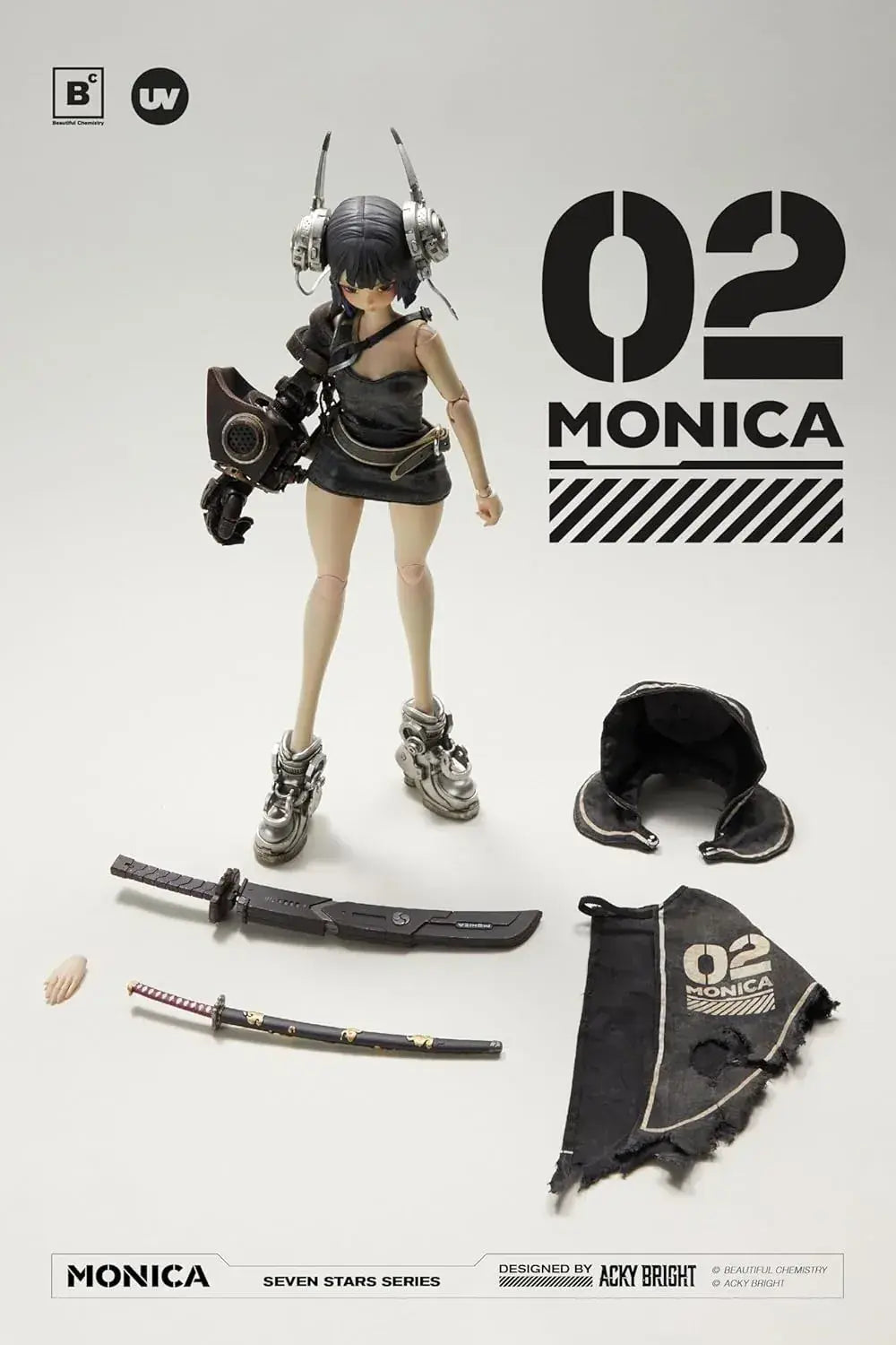 Nyx Collection Monica 1 6 Scale PVC ABS Cloth Figure