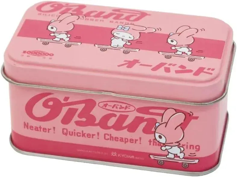 Oband Hello Kitty Silicone Rubber Band Tin Product - My Melody - 4971620235485