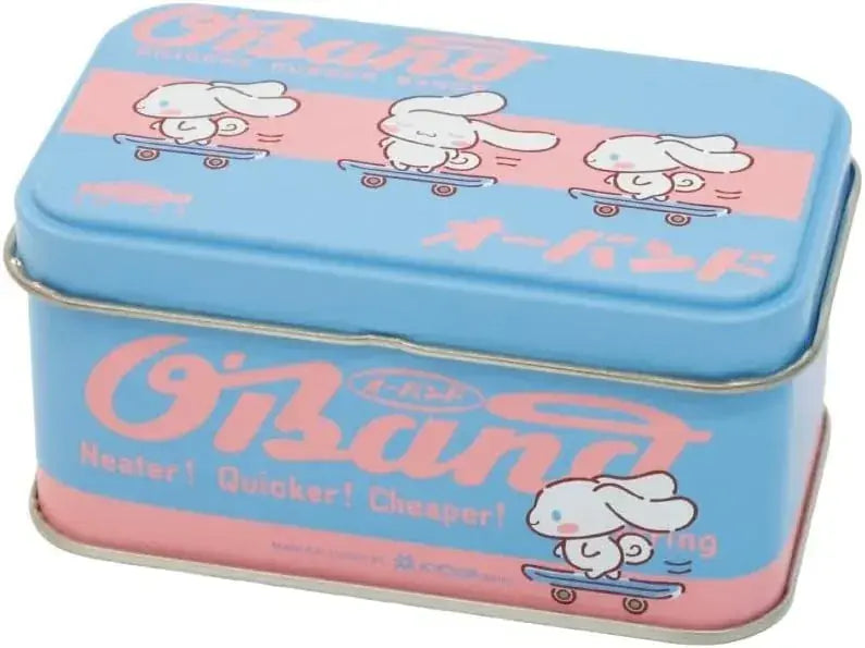 Oband Hello Kitty Silicone Rubber Band Tin Product - Cinnamon - 4971620235492