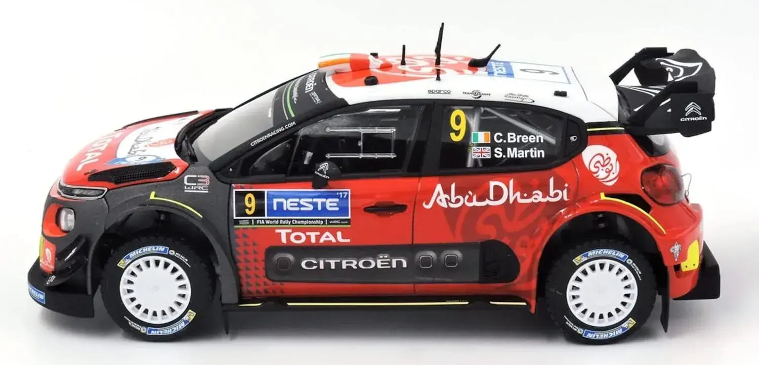 Platz Citroen C3 WRC 2017 Finland Rally Plastic Model