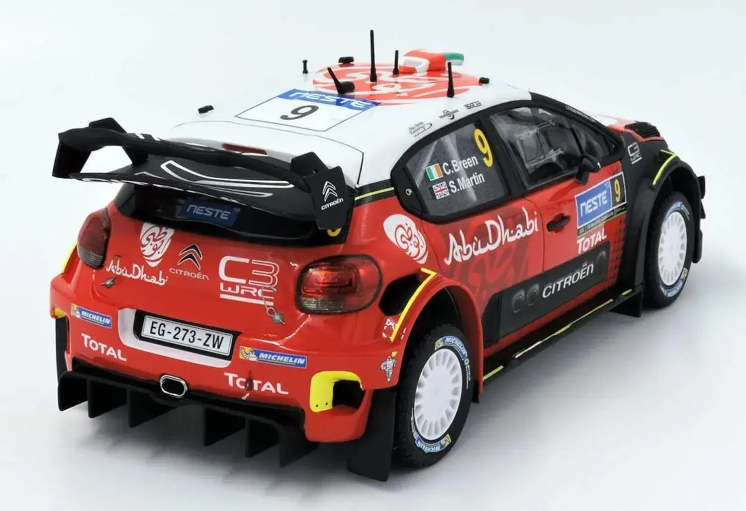 Platz Citroen C3 WRC 2017 Finland Rally Plastic Model