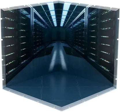 PLM Dioramansion 200 Server Room ABS UV Printed 200mm
