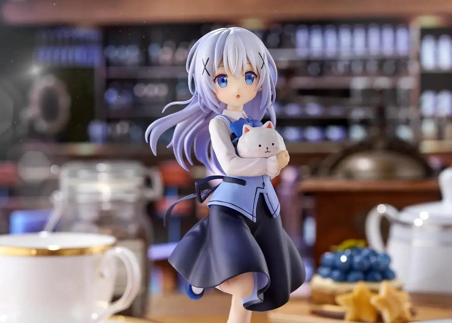 Plum Is the Order a Rabbit Cafe Style 1 7 Scale PVC Figure