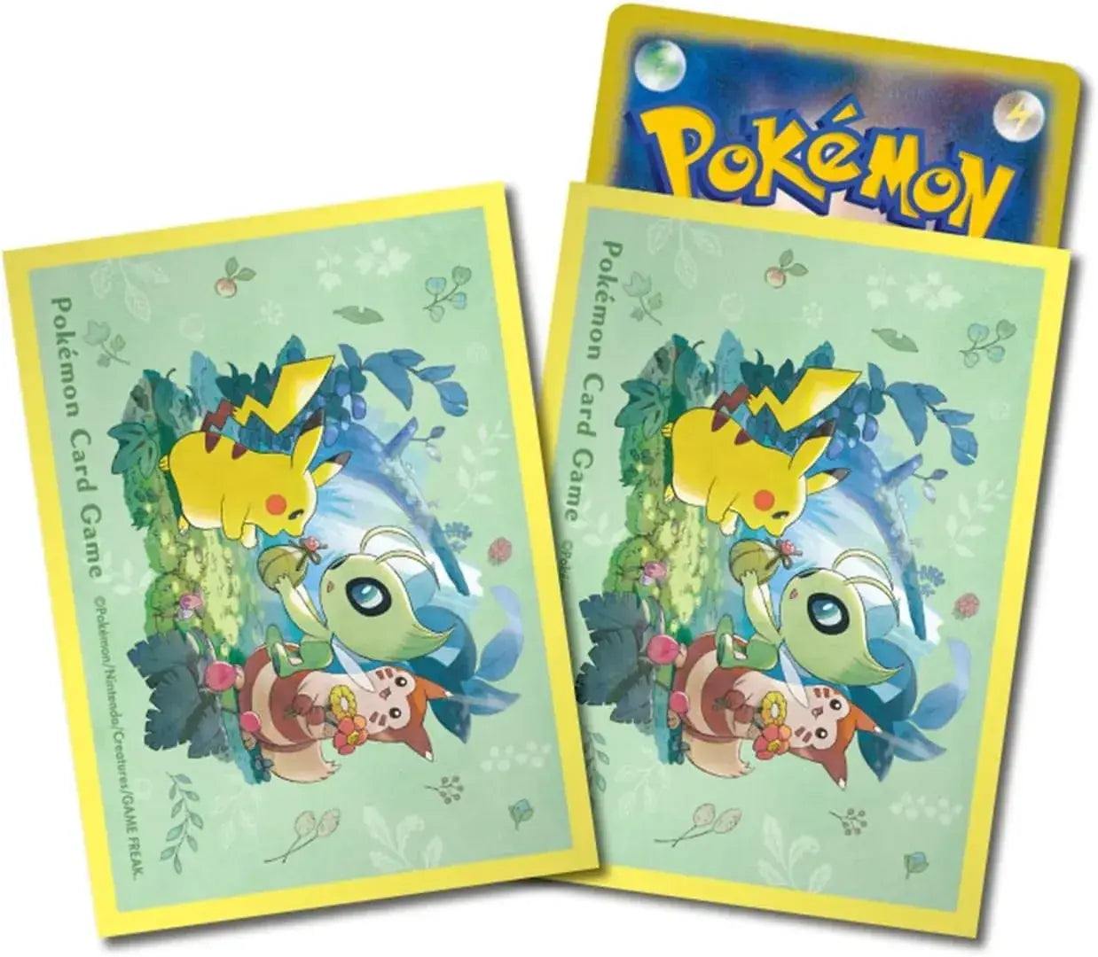 Pokemon Card Game Deck Shield Forest Gift Yellow