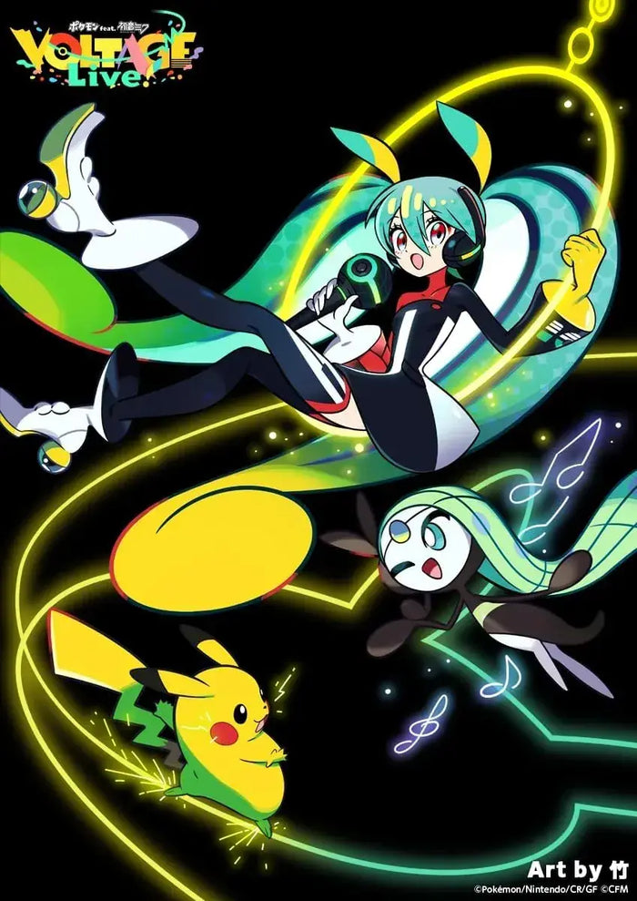 Pokemon feat Hatsune Miku Voltage Live Blu ray Special Edition