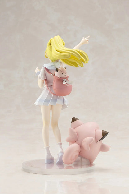 Pokemon Lillie and Clefairy Figure 1 8 Scale PVC ABS