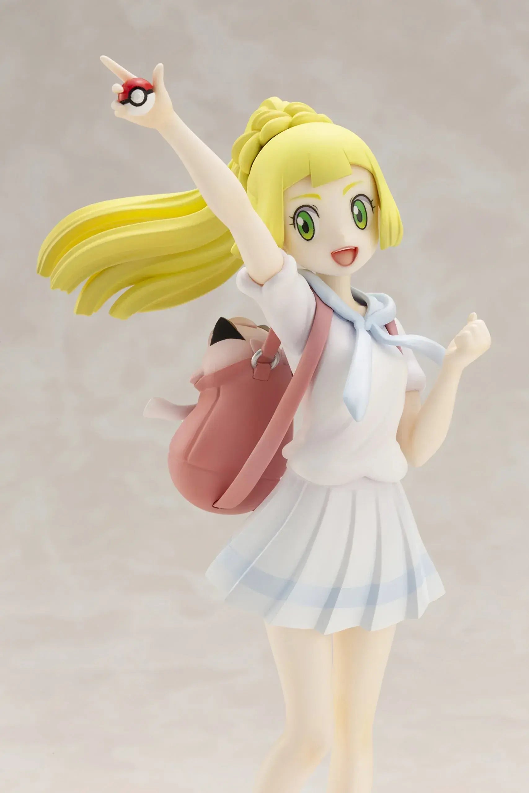 Pokemon Lillie and Clefairy Figure 1 8 Scale PVC ABS