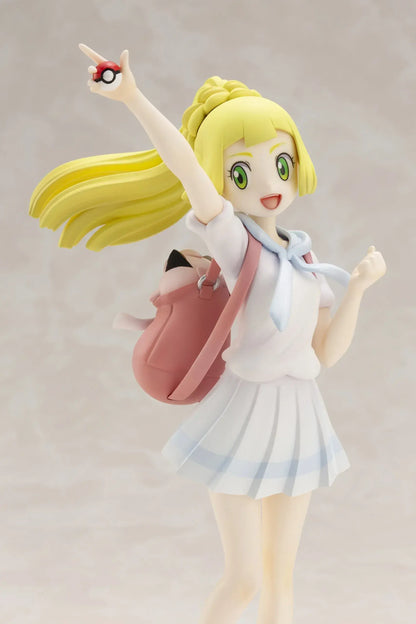 Pokemon Lillie and Clefairy Figure 1 8 Scale PVC ABS