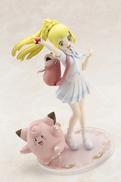 Pokemon Lillie and Clefairy Figure 1 8 Scale PVC ABS