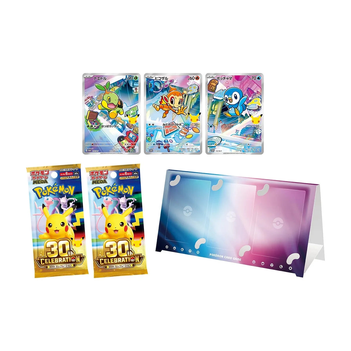 Pokémon MEGA 30th CELEBRATION All 9 Starter Card Sets Bundle