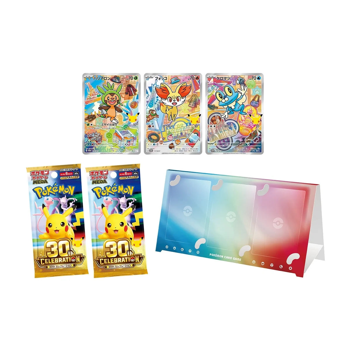 Pokémon MEGA 30th CELEBRATION All 9 Starter Card Sets Bundle