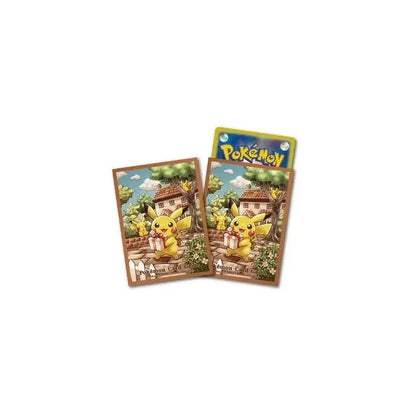 Pokemon Pikachus Gift Card Sleeves 64ct Deck Shields