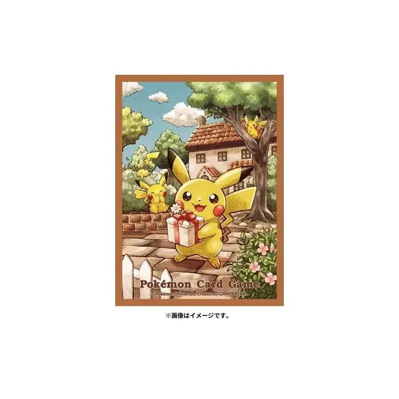 Pokemon Pikachus Gift Card Sleeves 64ct Deck Shields