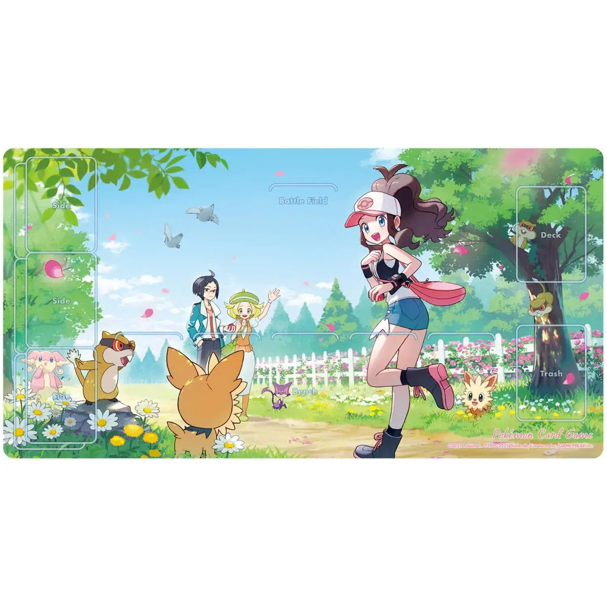 Pokemon Trading Card Game Flip Deck Case - Rubber Playmat 30x58cm - 4521329432915