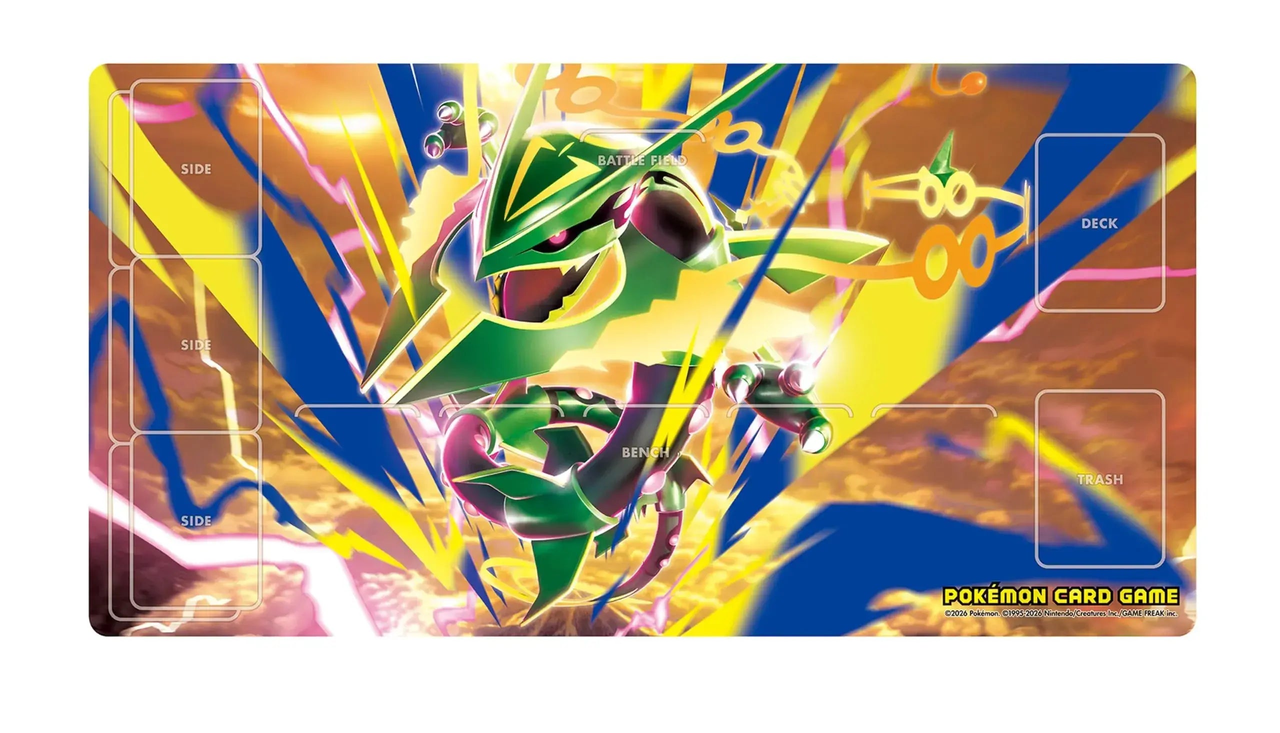 Pokemon Trading Card Game Rubber Playmat Mega Rayquaza