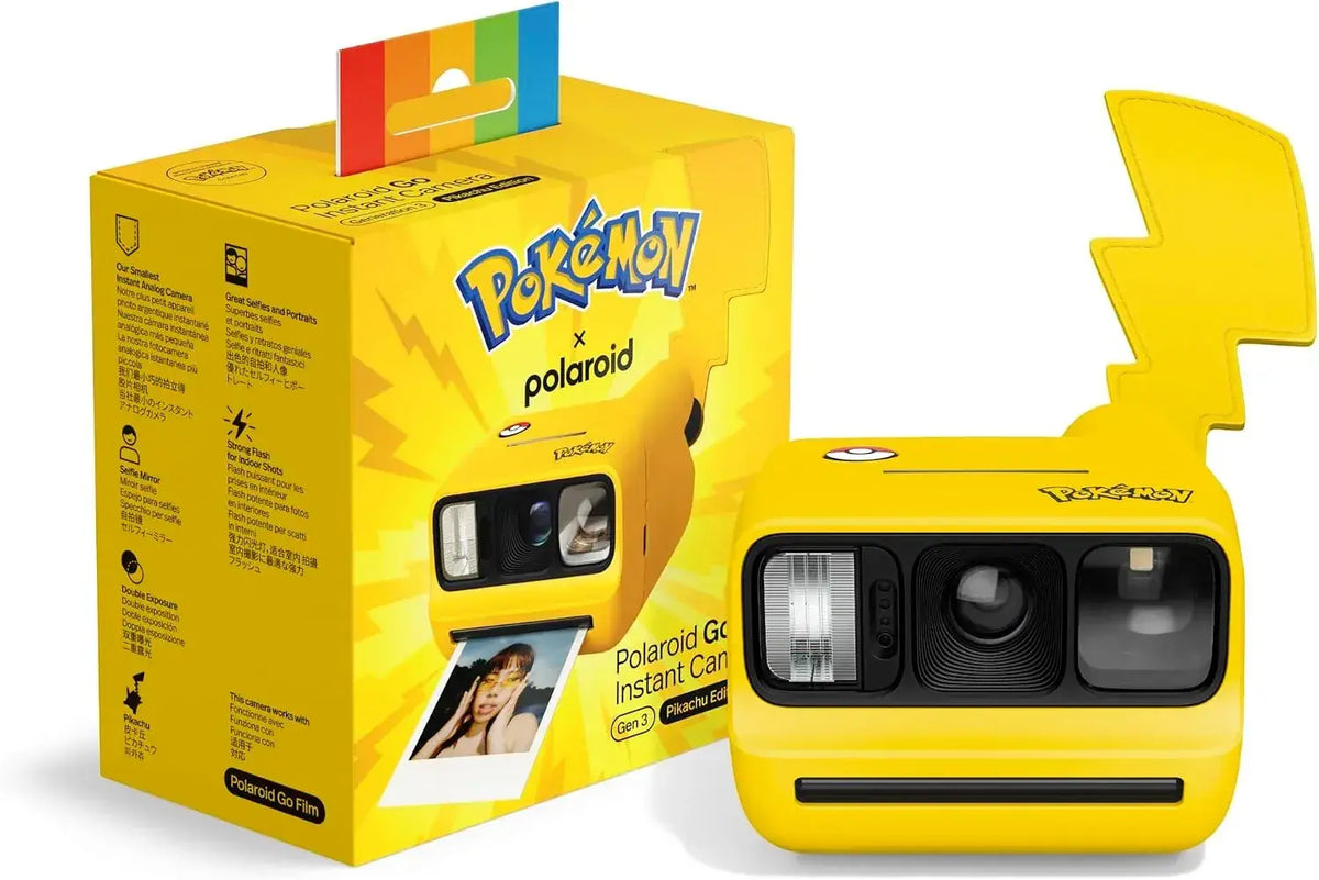 Polaroid Now Generation 3 Instant Camera - Pokémon Pikachu Special Edition - 9120134286956