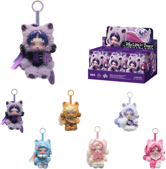 Pop Mart SKULLPANDA My Little Pony Plush Pendant Silk 1 Piece