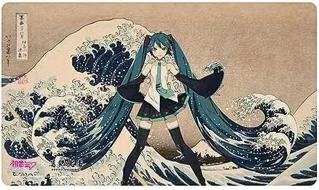 Presence Hokusai x Miku Desk Mat Polyester
