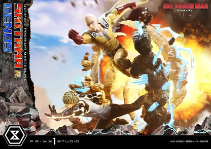 Prime 1 Studio One Punch Man Saitama and Genos Polystone Figure