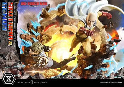 Prime 1 Studio One Punch Man Saitama and Genos Polystone Figure