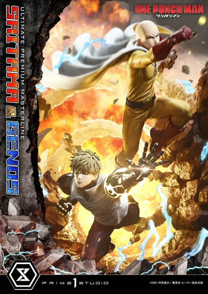 Prime 1 Studio One Punch Man Saitama and Genos Polystone Figure