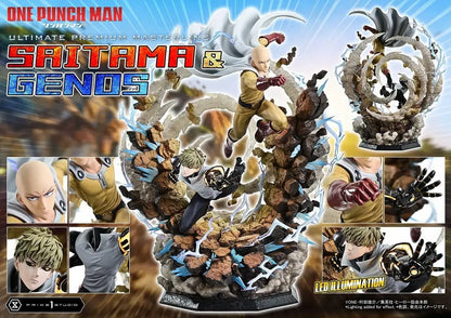 Prime 1 Studio One Punch Man Saitama and Genos Polystone Figure