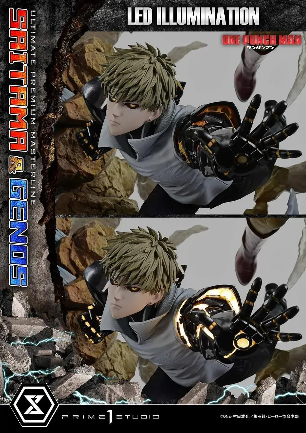 Prime 1 Studio One Punch Man Saitama and Genos Polystone Figure
