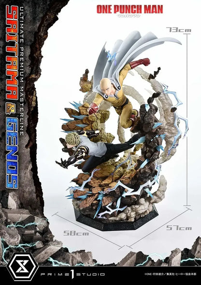 Prime 1 Studio One Punch Man Saitama and Genos Polystone Figure