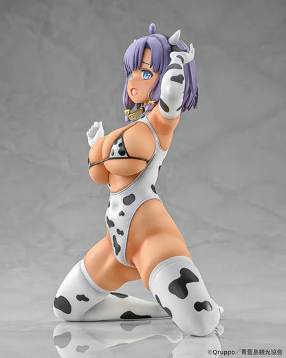 Q Six Nutashi Cow Costume Figure Tan PVC 1 5 Scale
