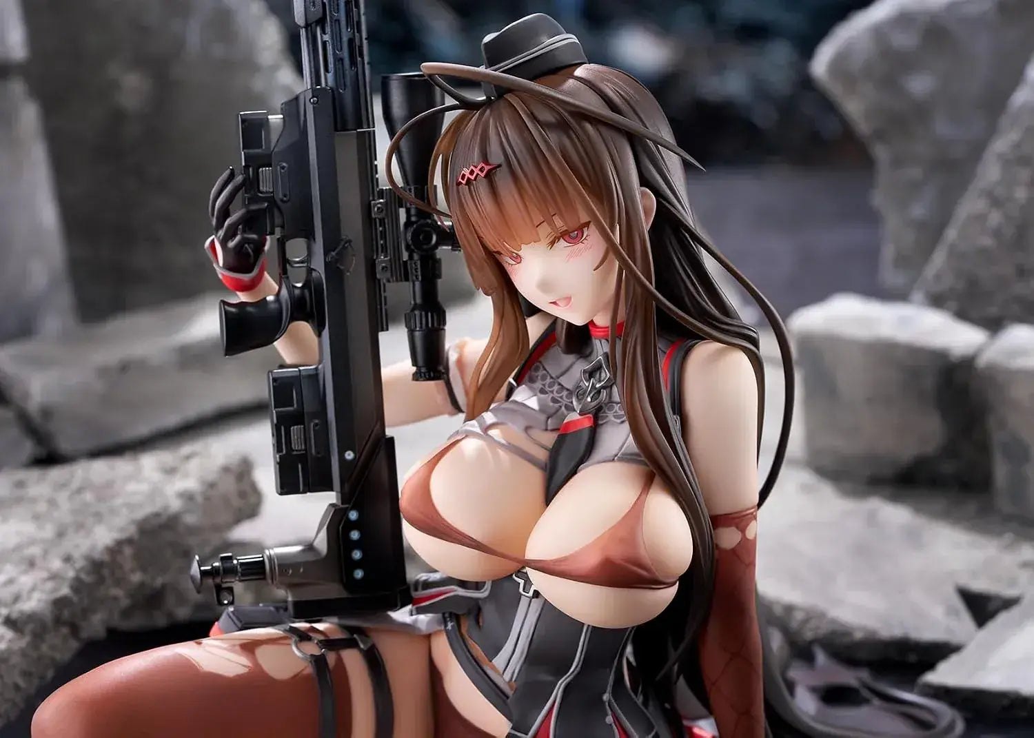 QuesQ Dolls Front Line DSR50 Heavy Scratch 1 7 PVC Figure