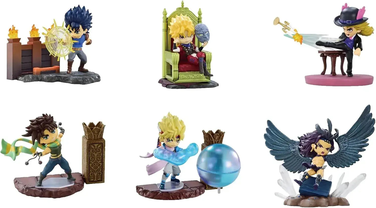 Re-Ment JoJo Bizarre Adventure Desk Phantom Blood Battle Set