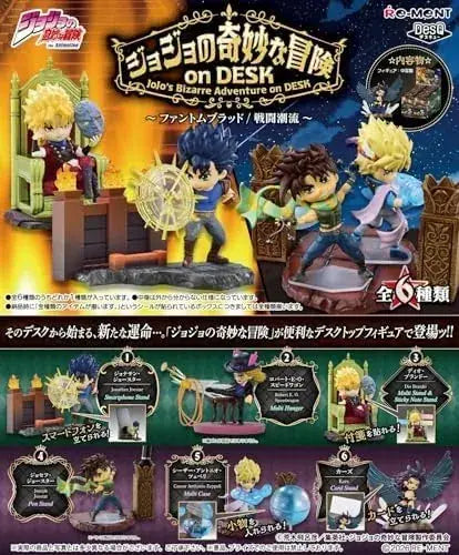 Re-Ment JoJo Bizarre Adventure Desk Phantom Blood Battle Set