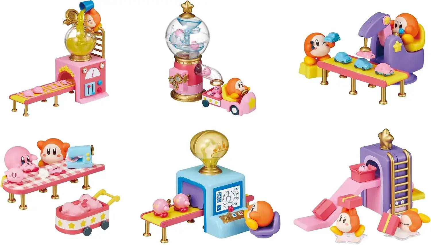 Re-Ment Kirby Waddle Dee Toy Factory Mini Figure Set