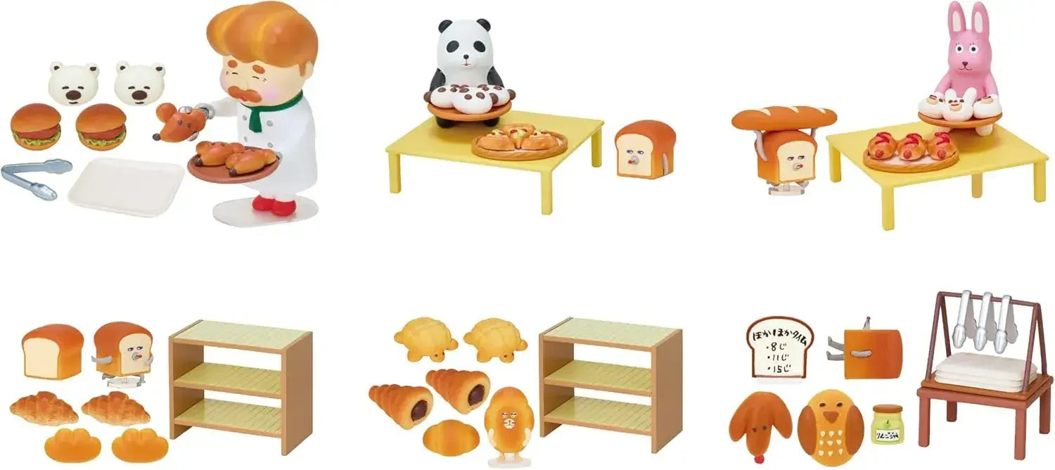 Re-Ment Pandorobo Uncle Specialty Baker PVC Figure Box
