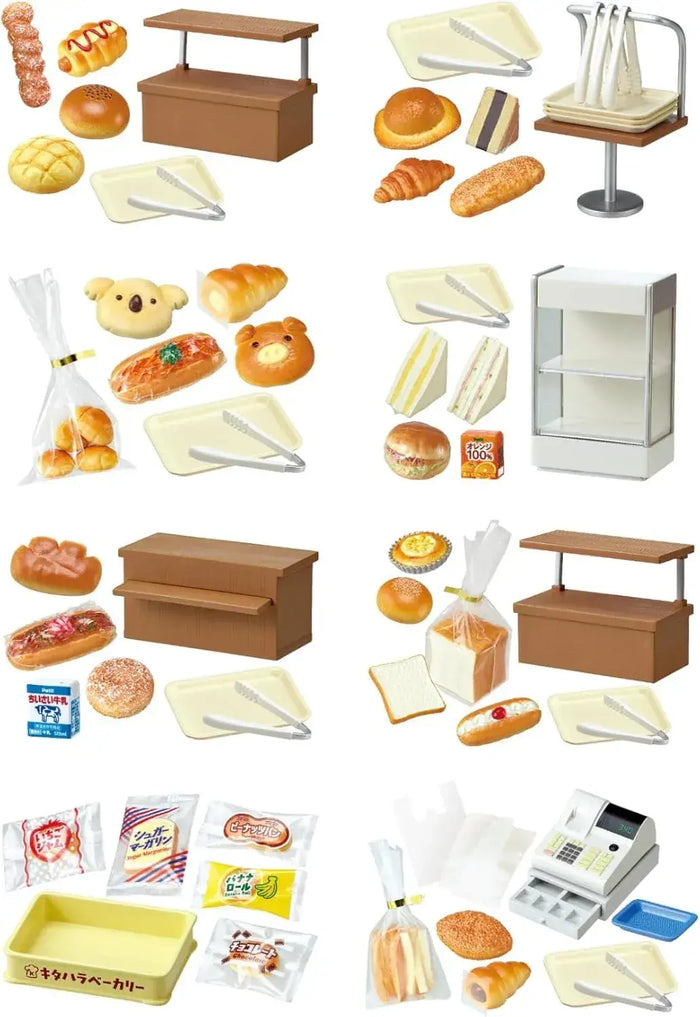 Re-Ment Petite Sample Town Bakers Nostalgic Miniature Set