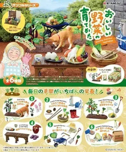 Re-Ment Petite Sample Vegetable Cultivation Box Set