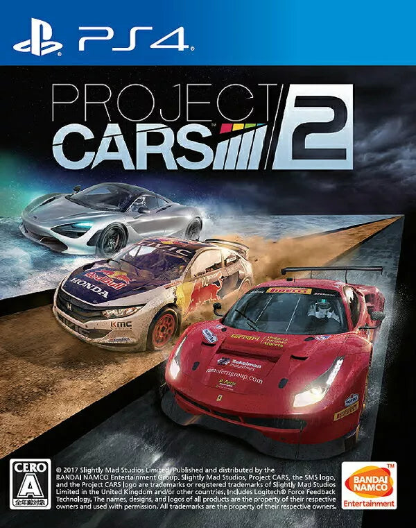 Bandai Namco Project Cars 2 Sony Ps4 Playstation 4 New