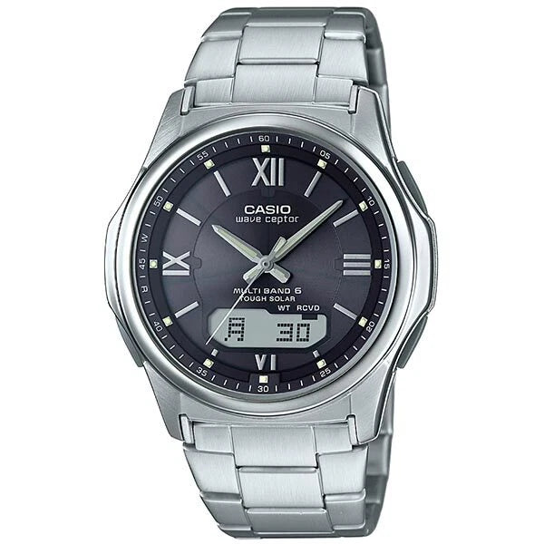 Casio Wave Cepta Wva-m630d-1a4jf Multiband 6 Solar Radio Men's Watch In Box