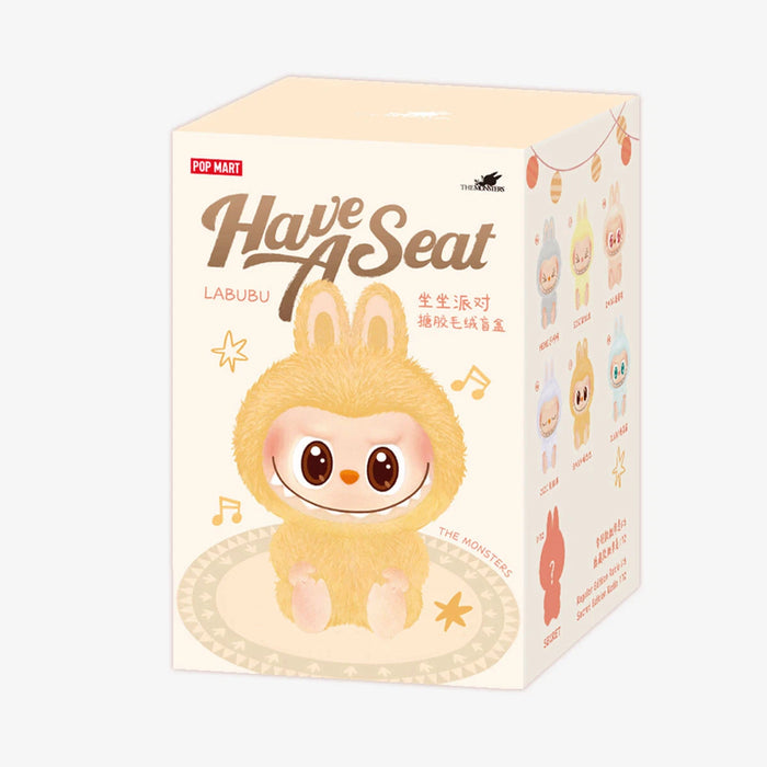 Pop Mart LABUBU THE MONSTERS Have a Seat Plush series [Assortment Box]