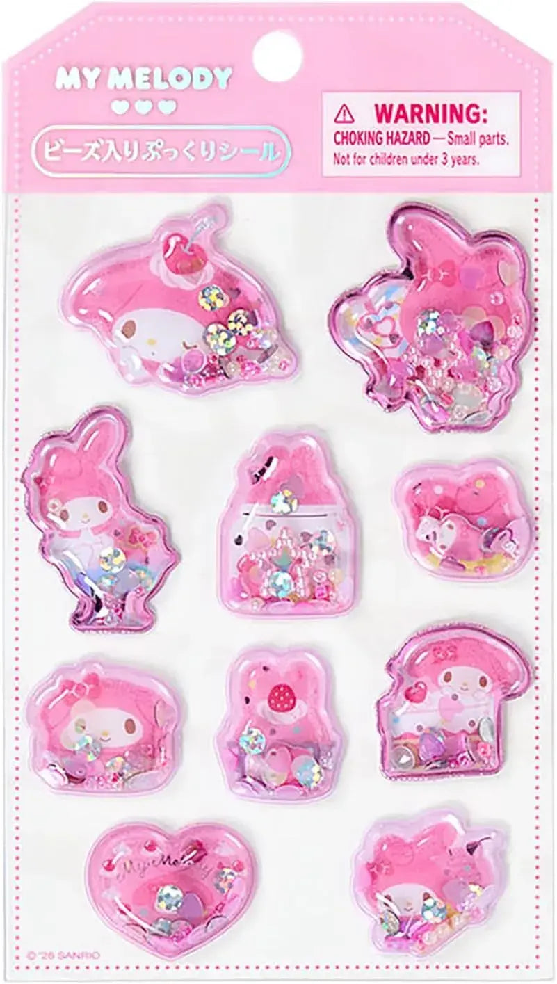 Sanrio Aurora 3D Sticker - My Melody Squishy Beads - 4550624226387