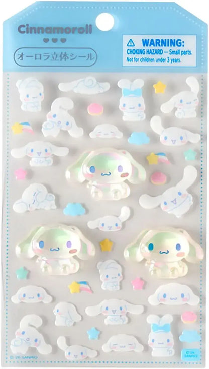 Sanrio Aurora 3D Sticker - Cinnamorol - 4550624225311